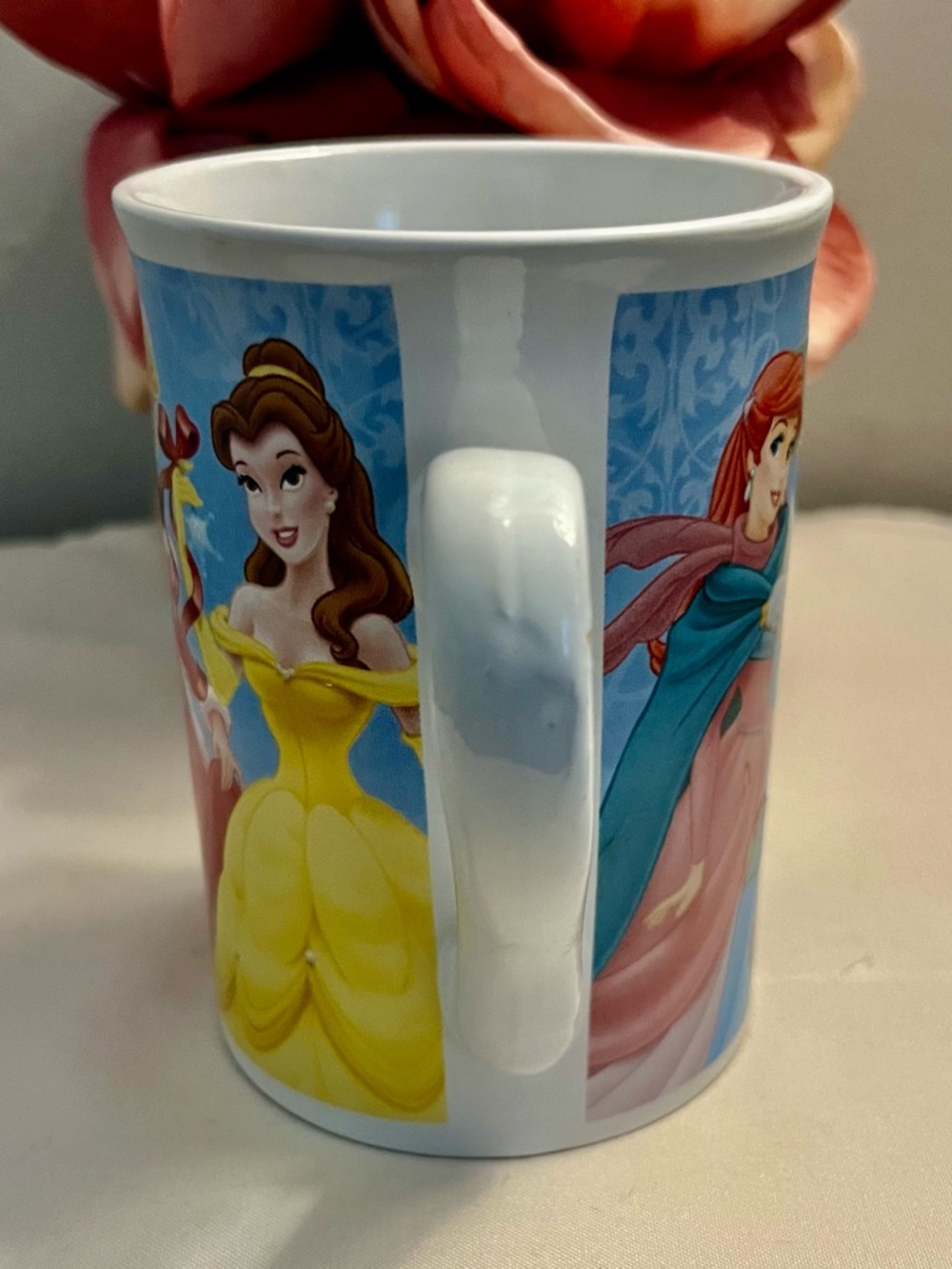 Disney Princess NWT Vintage Ceramic Mug & Gem Bella NWT Pearl bridal hair vine, - Picture 4 of 11